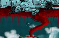 'The Maceration,' 2023 digital painting by Amelia Clarissa de Luna Monasterial.