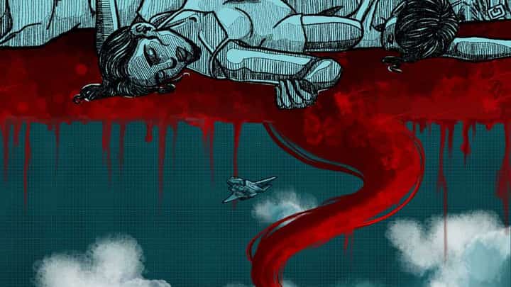 'The Maceration,' 2023 digital painting by Amelia Clarissa de Luna Monasterial.