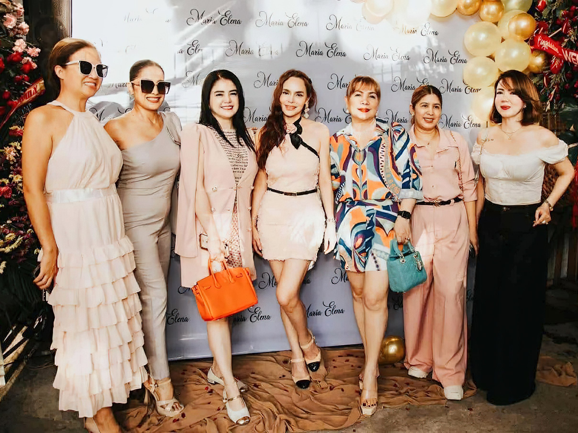 Aileen Rama, Anna Leah Blanco, Katherine Roberto, Ma.Elena Gabaya, Grace Zafra, Grace Geloca and Delcine Roberto.