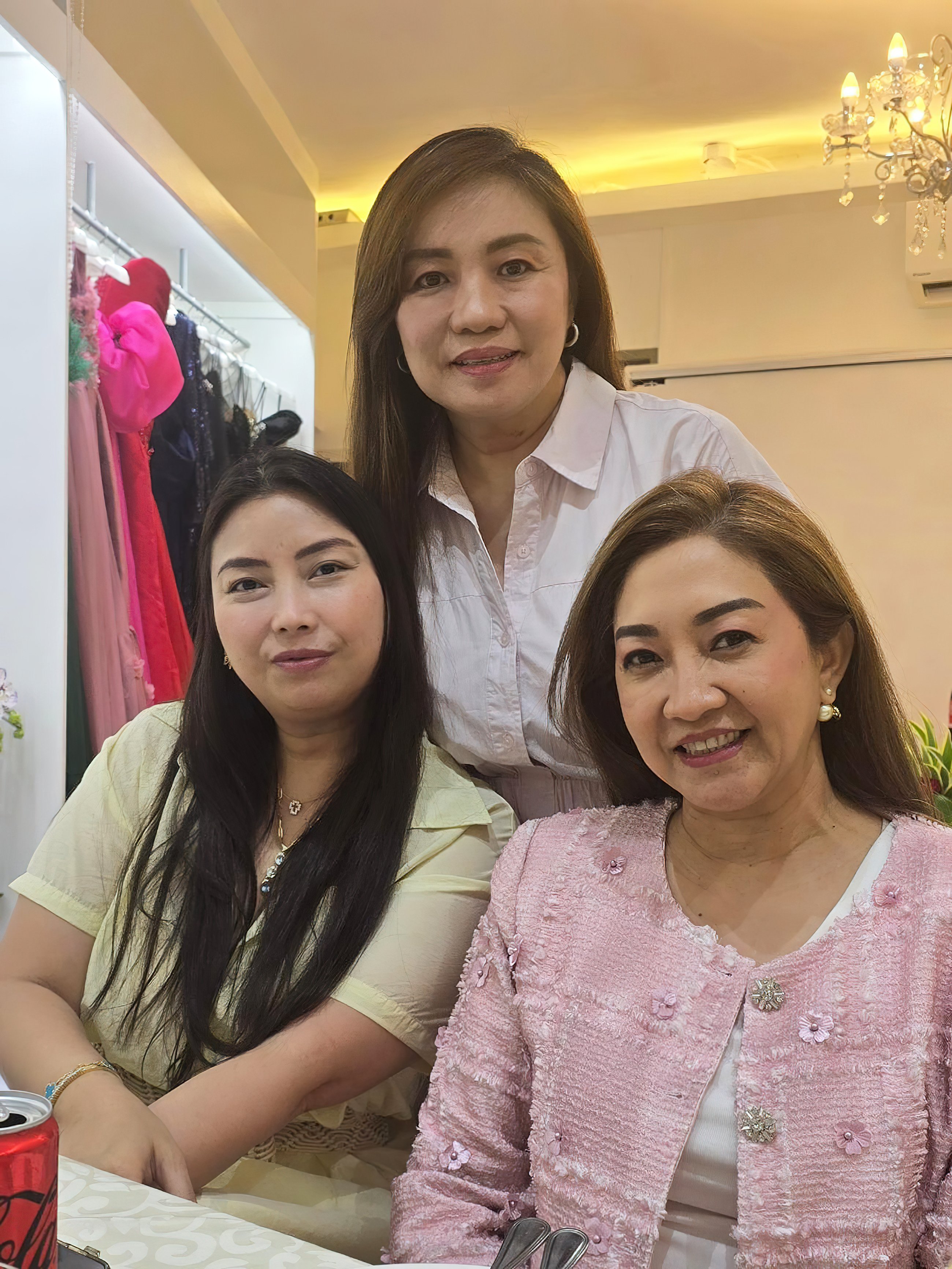 Marsha Espina, Annie Go and Karen Tio.