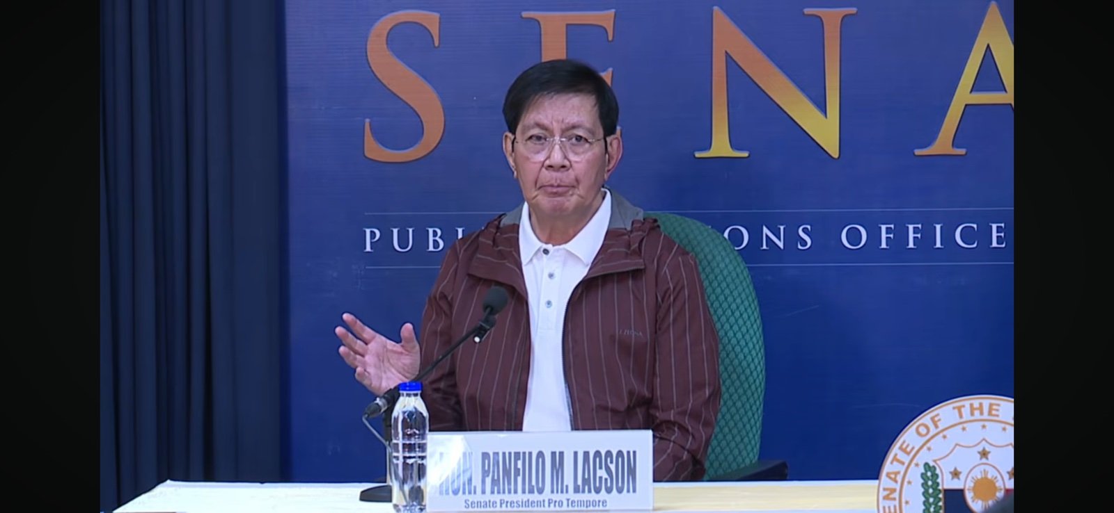Lacson likens 'allocables' driven by kickbacks to attempted robbery