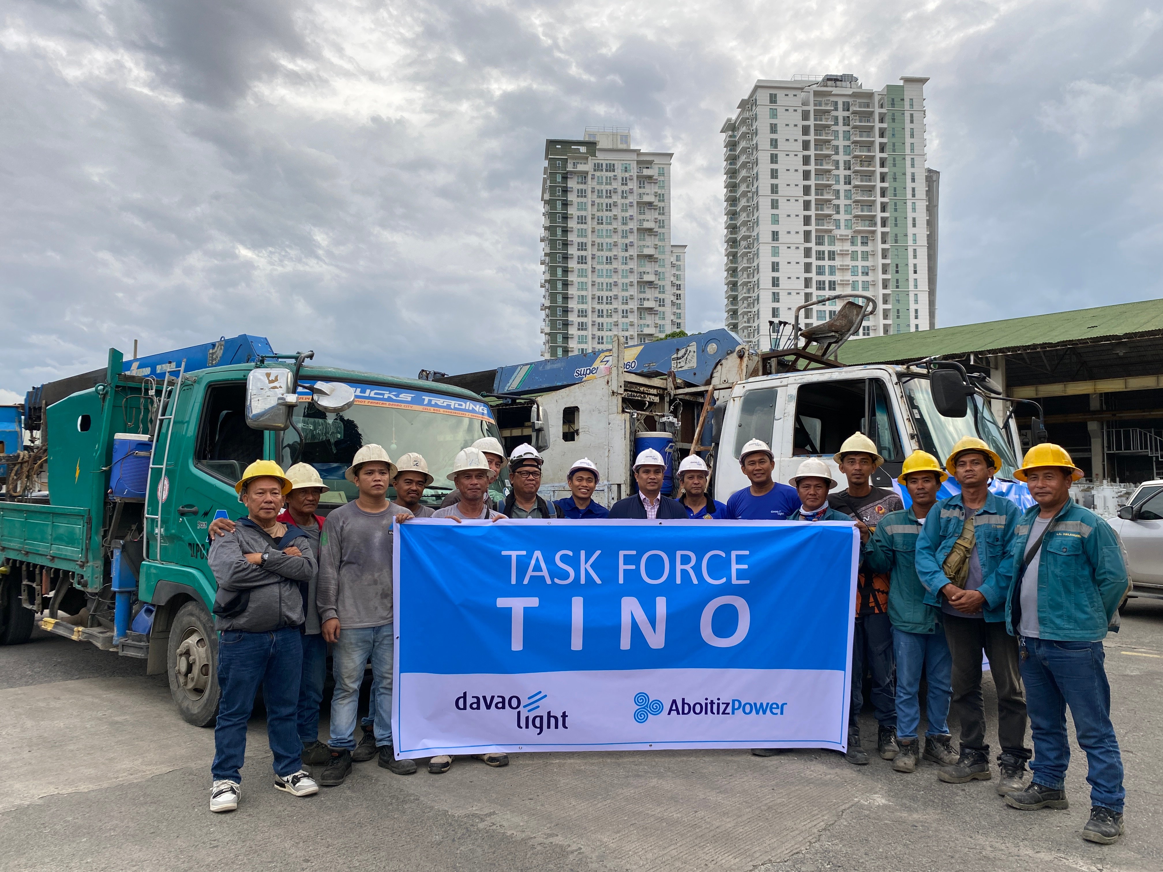 AboitizPower units help restore electricity after #TinoPH