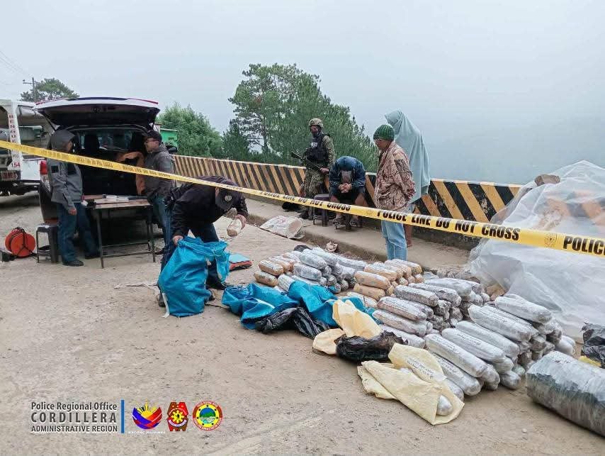 Over P17 million worth of weed seized in Benguet