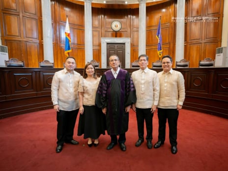 Gesmundo administers oath to four new CA, Sandiganbayan justices