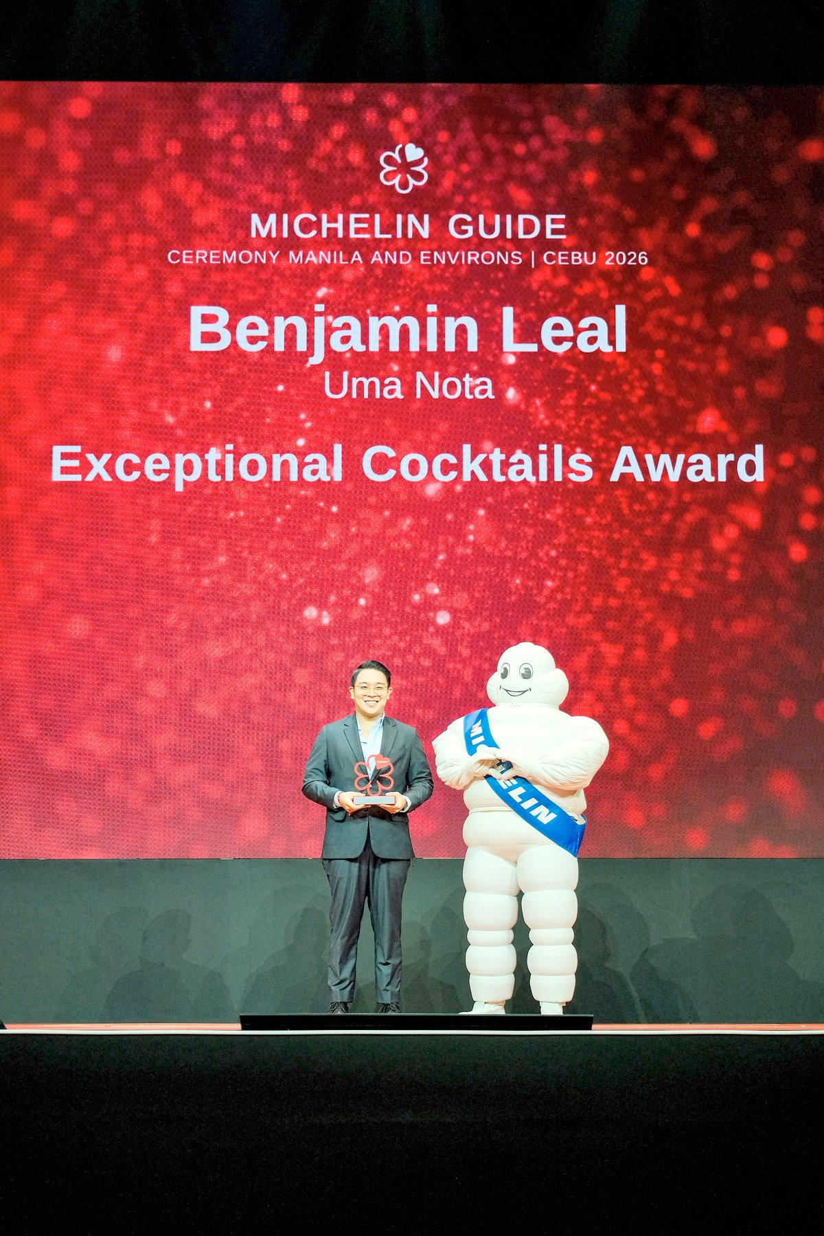 BENJAMIN Leal Exceptional Cocktails Awardee.