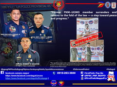 Former CTG member surrenders in Aliaga