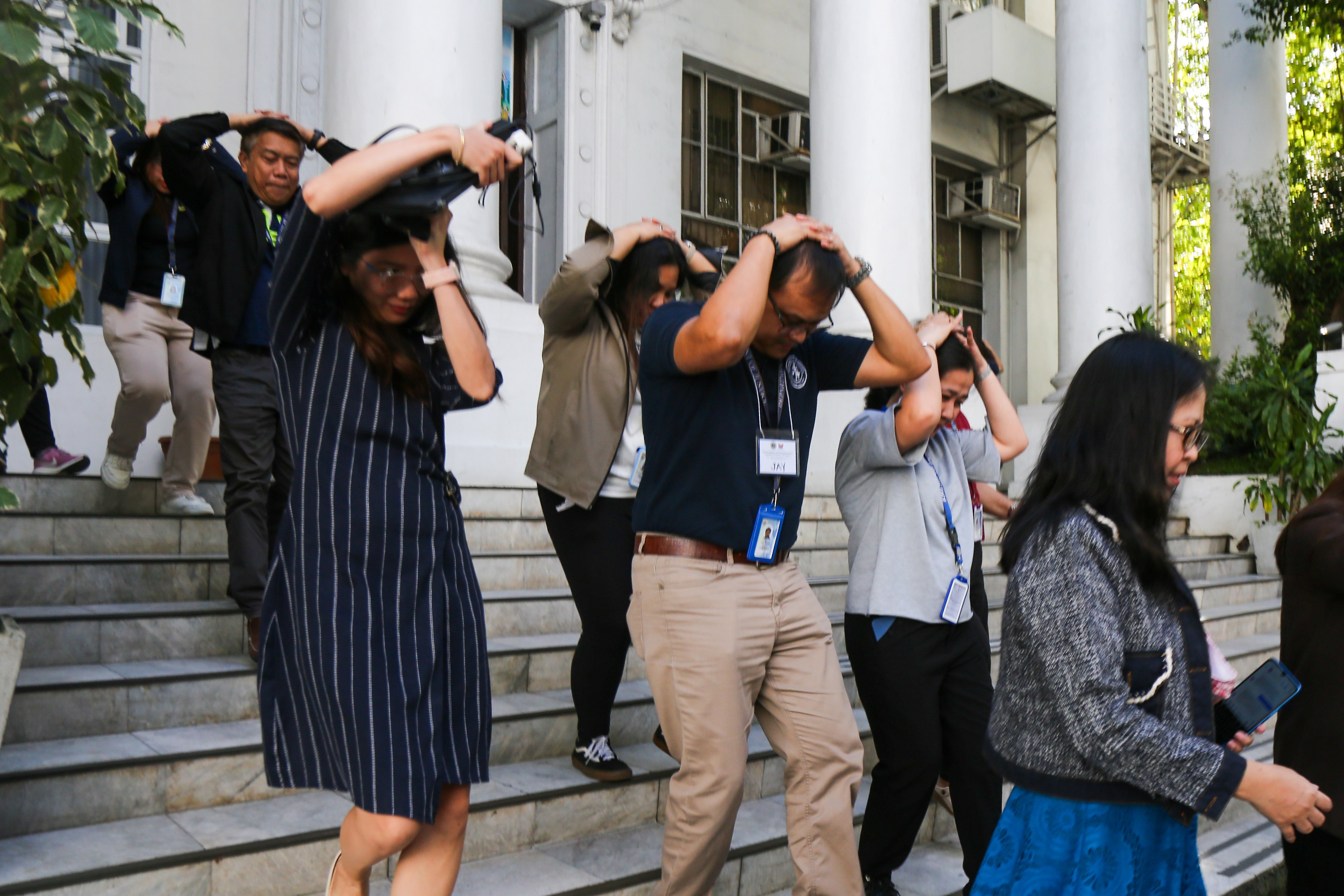 DOJ joins observance of Nationwide Simultaneous Earthquake Drill 