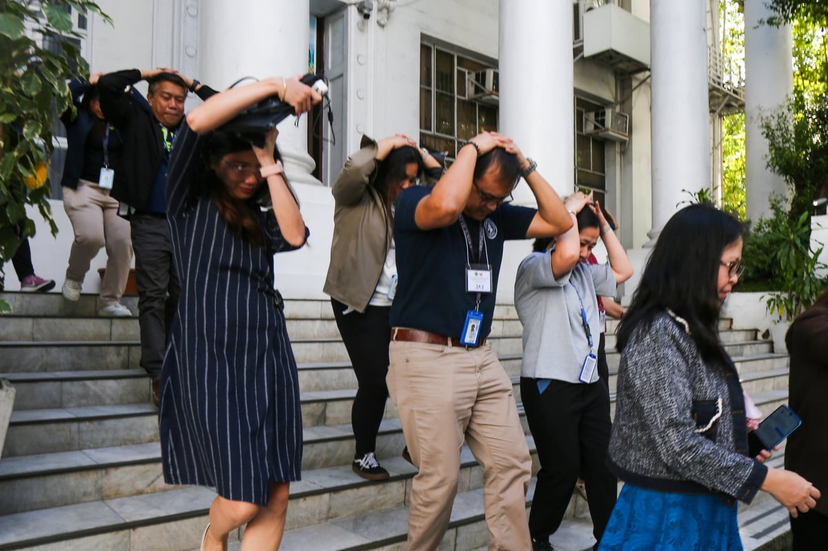 DOJ joins observance of Nationwide Simultaneous Earthquake Drill