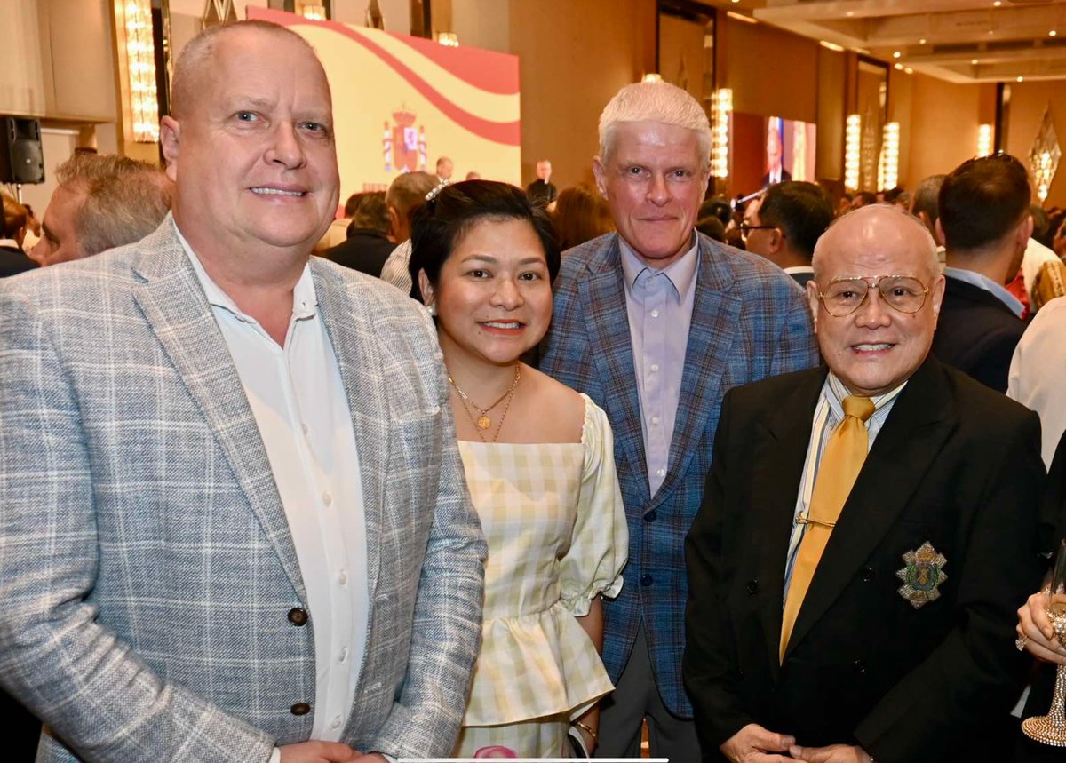 Johan and Tony Jansen and Crese Cambronero and Ambassador Edward Fereira.