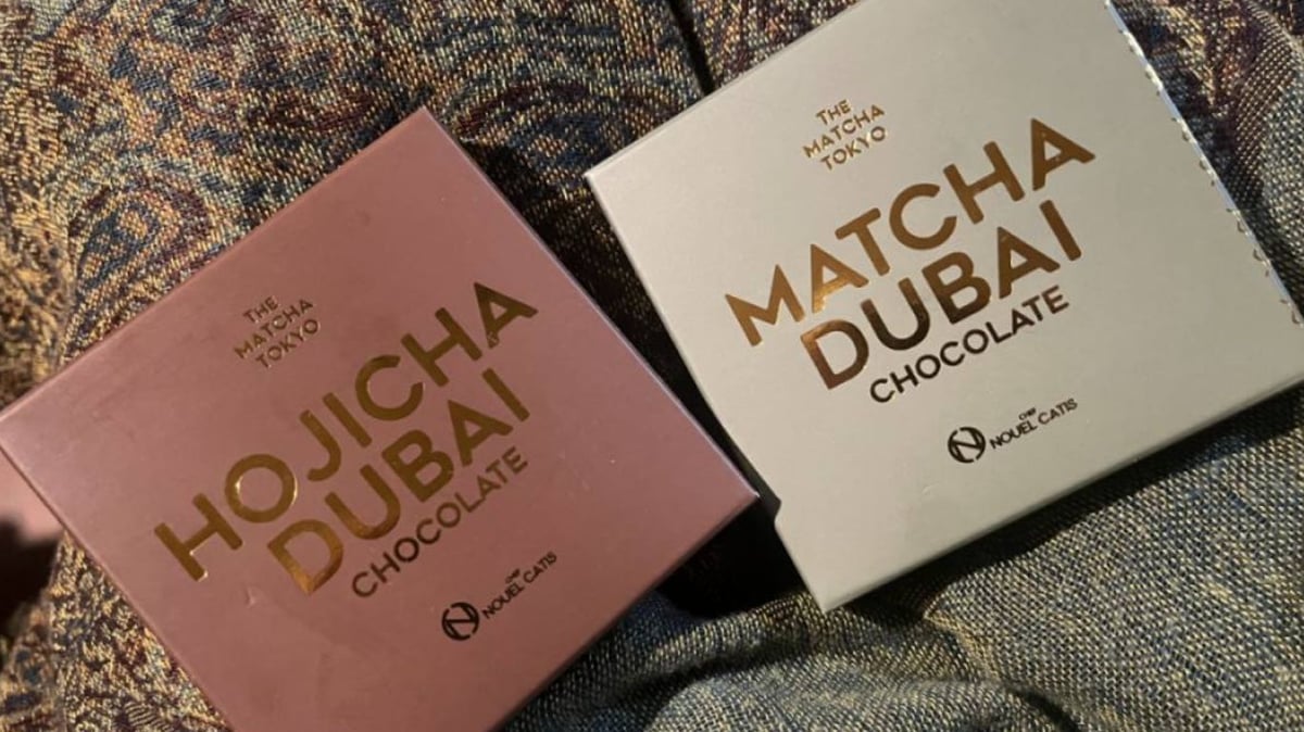 A collision of trends: Matcha and Dubai Chocolate