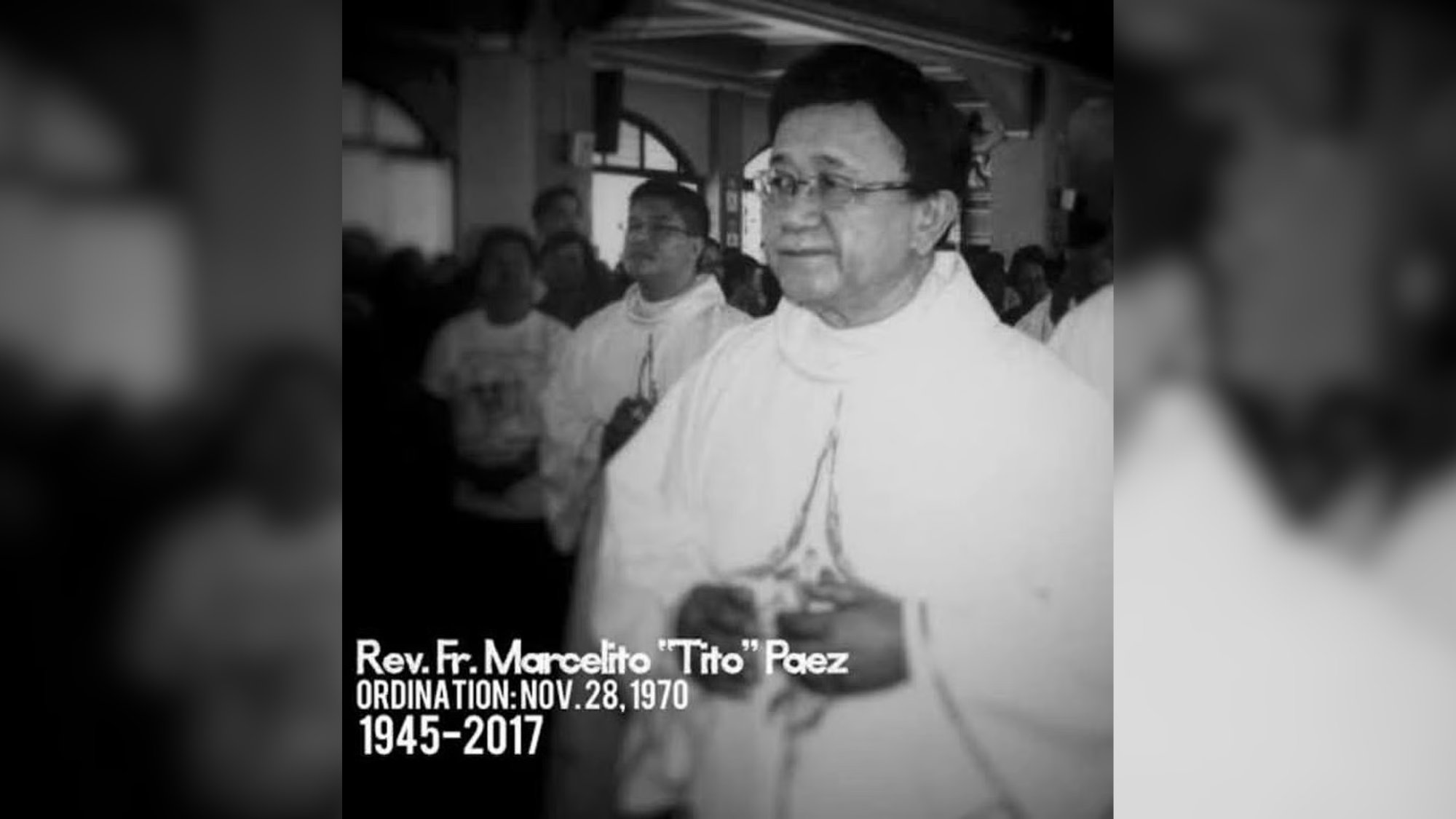 Nueva Ecija’s Fr. Tito Paez among Vatican candidates for 2025 'New Martyrs' list