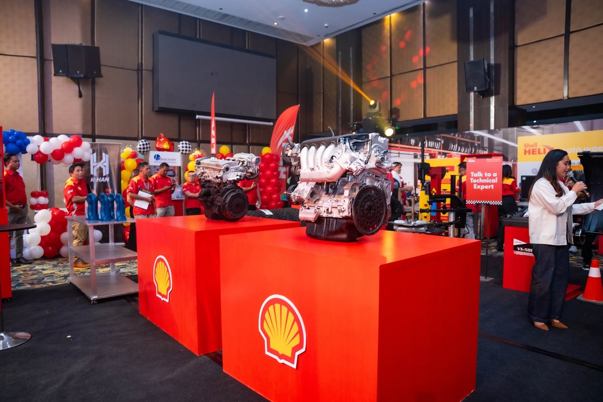 Photographs courtesy of Shell
ENGINES on display during the Shell Helix Fast Track Summit in Cagayan de Oro highlight the technical training and expertise shared with local workshops.