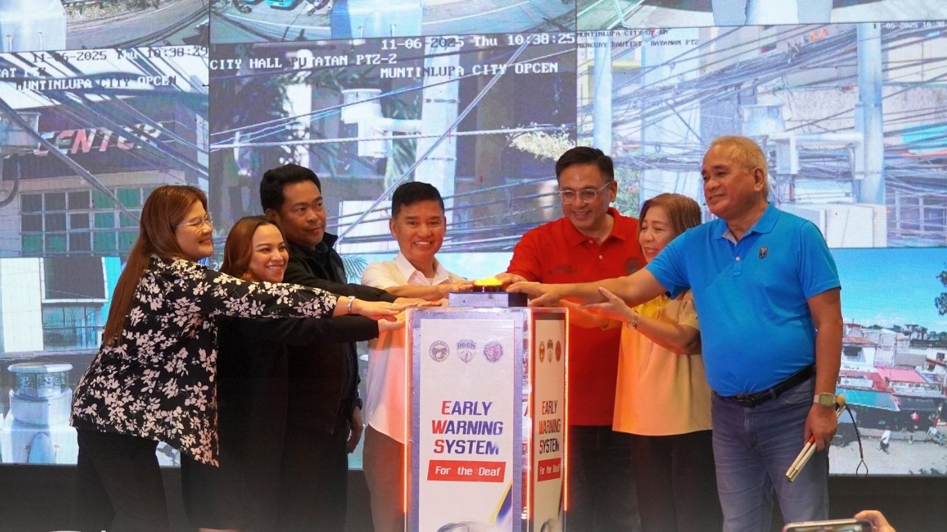 Muntinlupa launches warning system for deaf