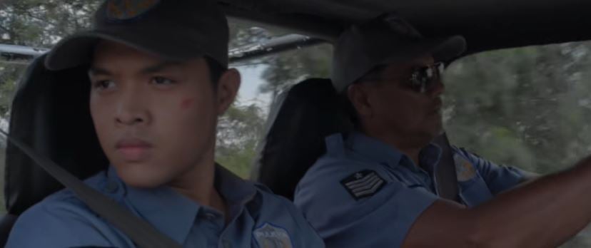 Elijah Canlas and Richard Gomez in ‘Salvageland.’