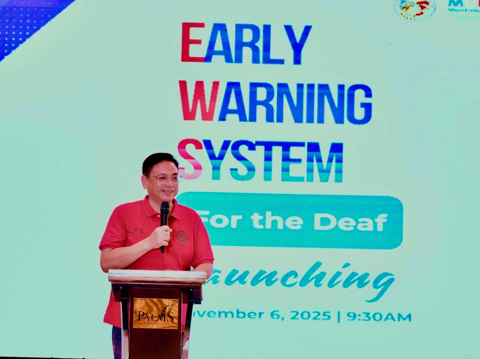 Muntinlupa launches warning system for the deaf