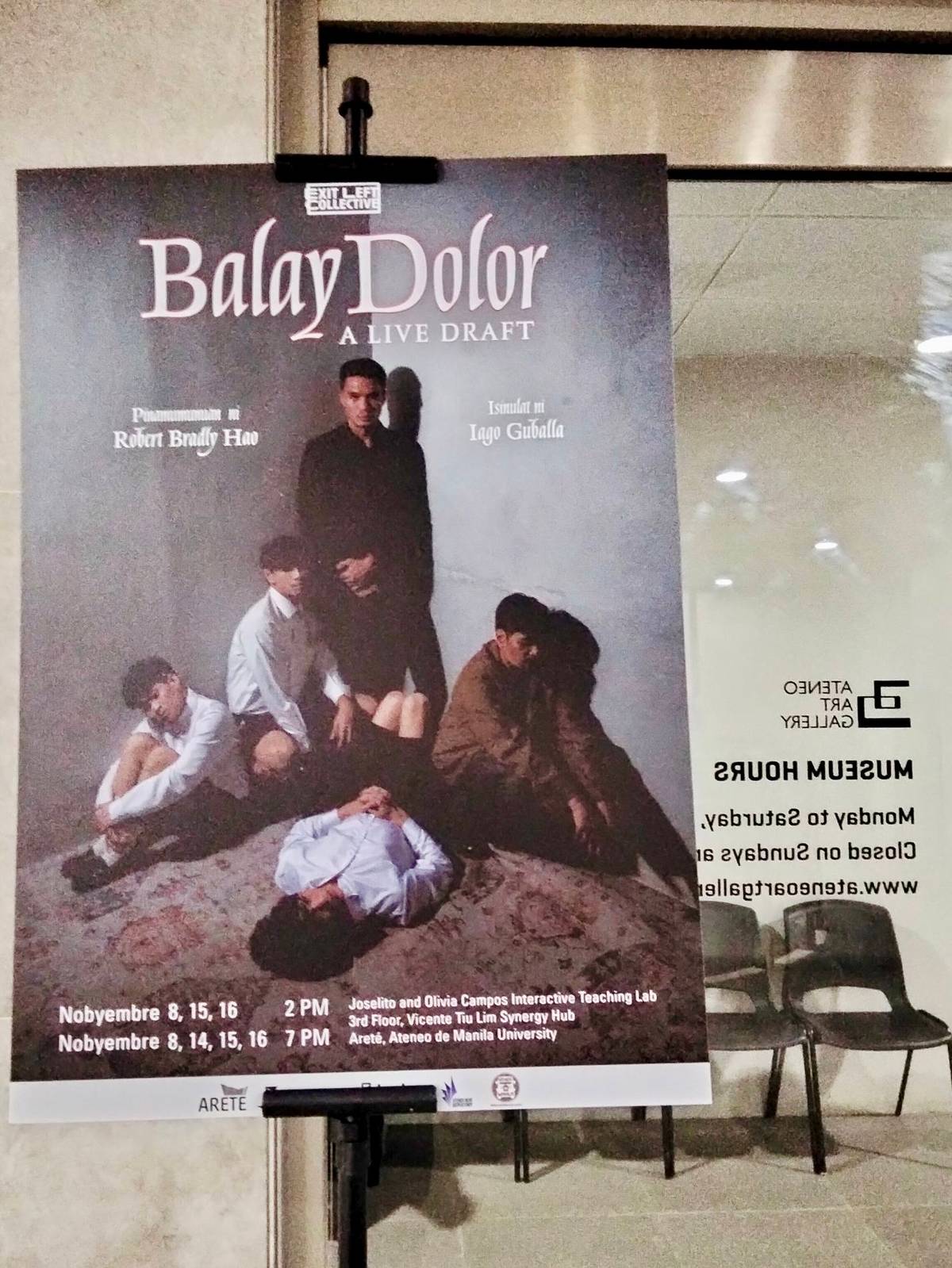 'Balay Dolor: A Live Draft' official poster.