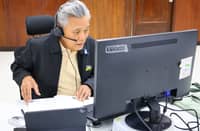 National Home Mortgage Finance Corp. president Renato L. Tobias takes inquiries during the NHMFC Online Housing Fair 2025 held at the NHMFC Makati Head Office. A total of 105 out of 454 bidders nationwide were announced as the most responsive offers during the opening of bids conducted via Zoom and livestreamed on NHMFC’s official Facebook account.