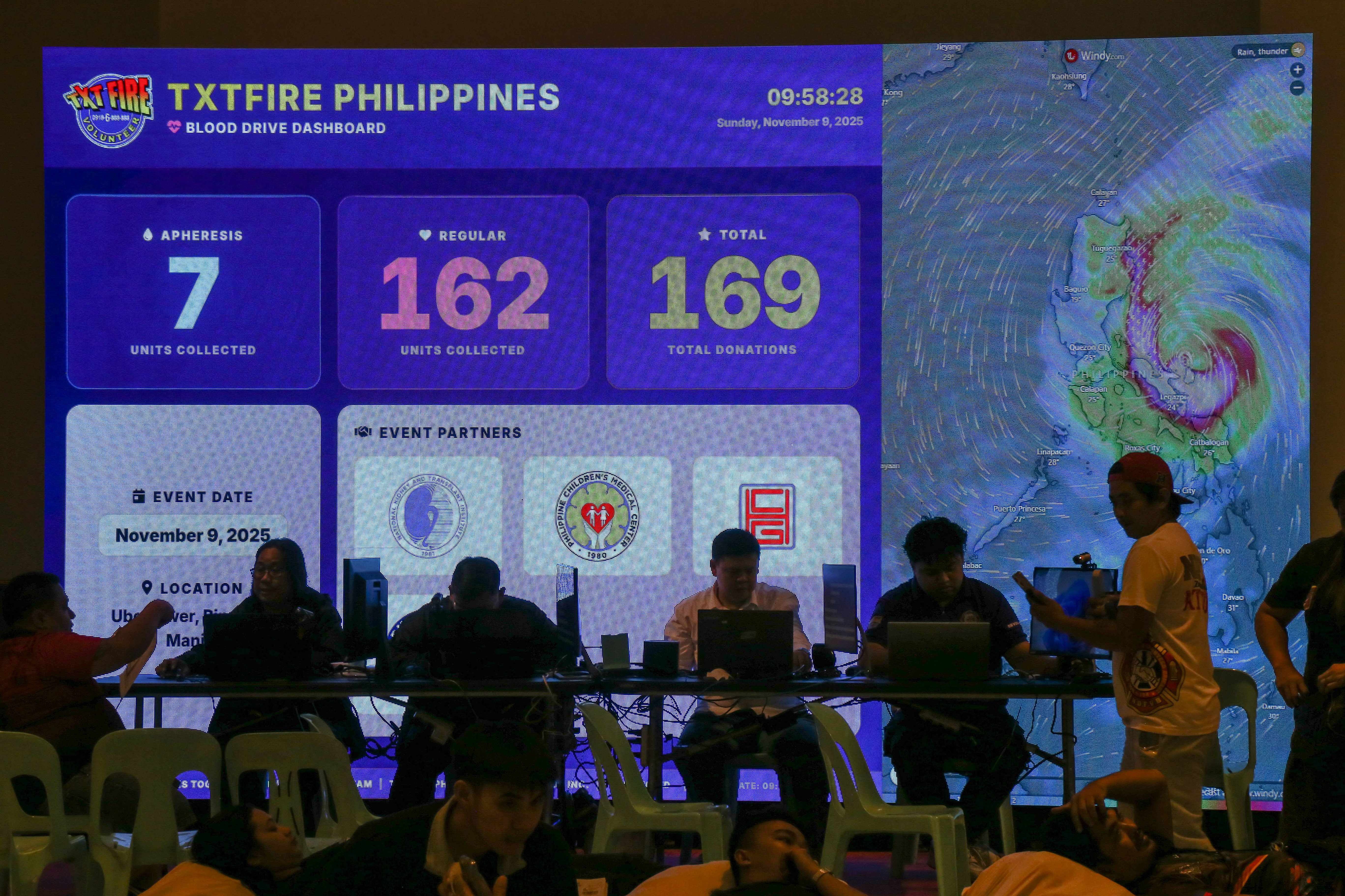 Rescue, fire volunteers donate blood ahead of #UwanPH