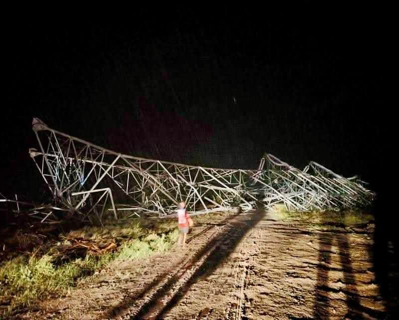 Fallen solar power cables cleared along Maharlika Highway in Nueva Ecija