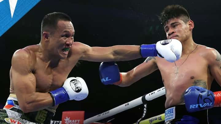 Charly Suarez (left) hopes to get another chance at meeting Emanuel Navarrete following the controversial ending to their first fight last May.