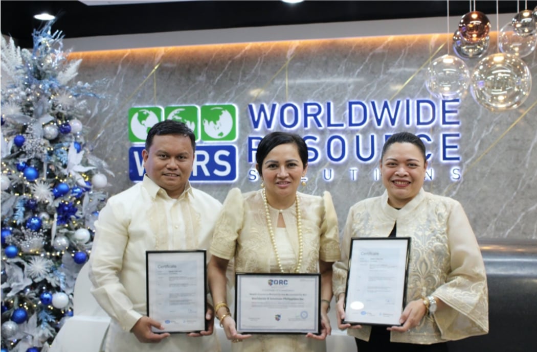 WWRS Philippines secures ISO/IEC 27001 and HIPAA certifications