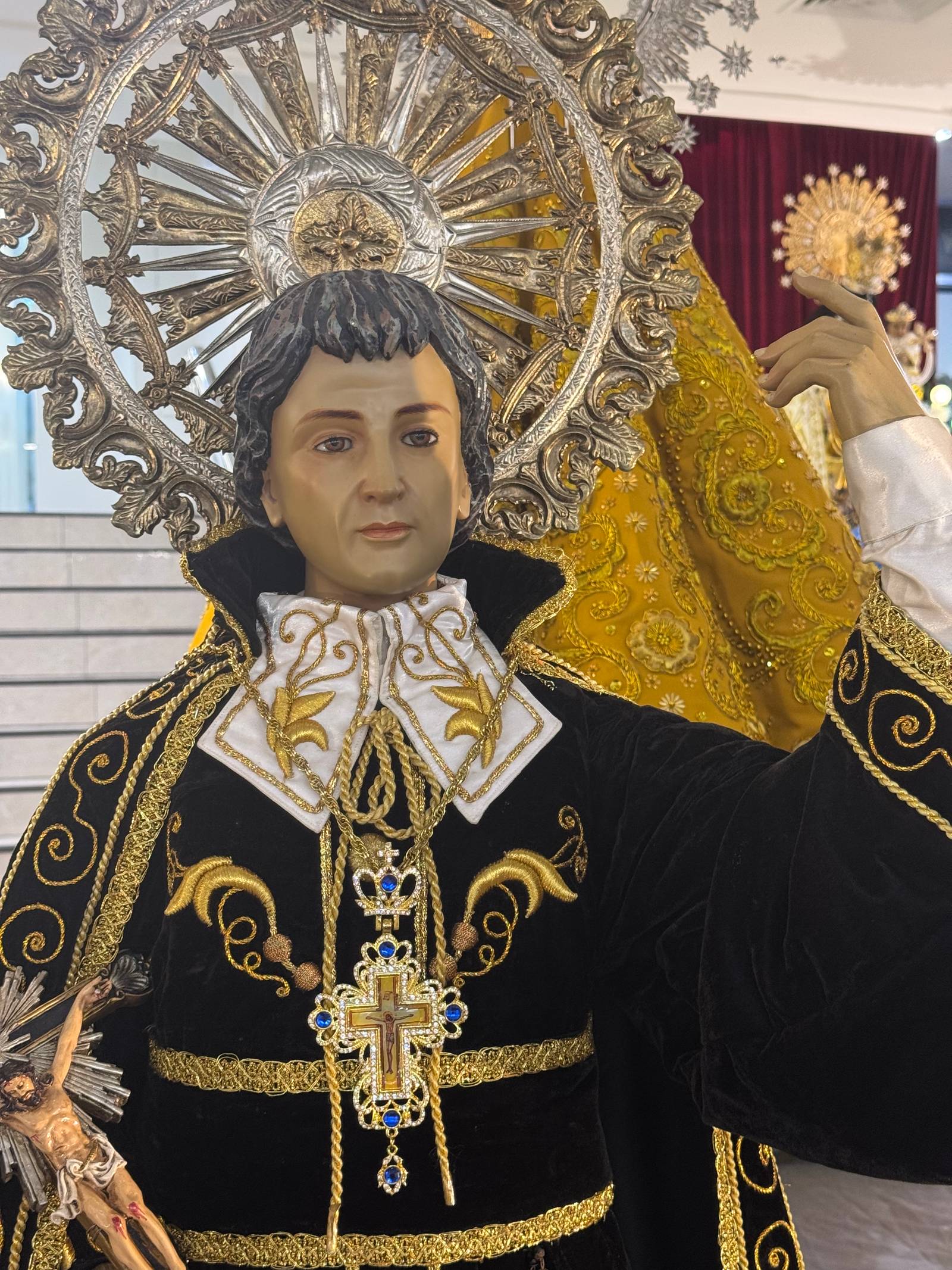 Patron Saints and Religious Images from different Parishes and Privately owned are now in display at Patrones Y Titulares Exhibit