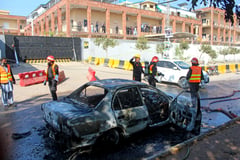 Shock follows carnage after suicide bombing in Islamabad