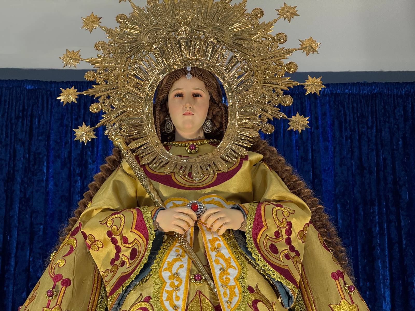 Patron Saints and Religious Images from different Parishes and Privately owned are now in display at Patrones Y Titulares Exhibit