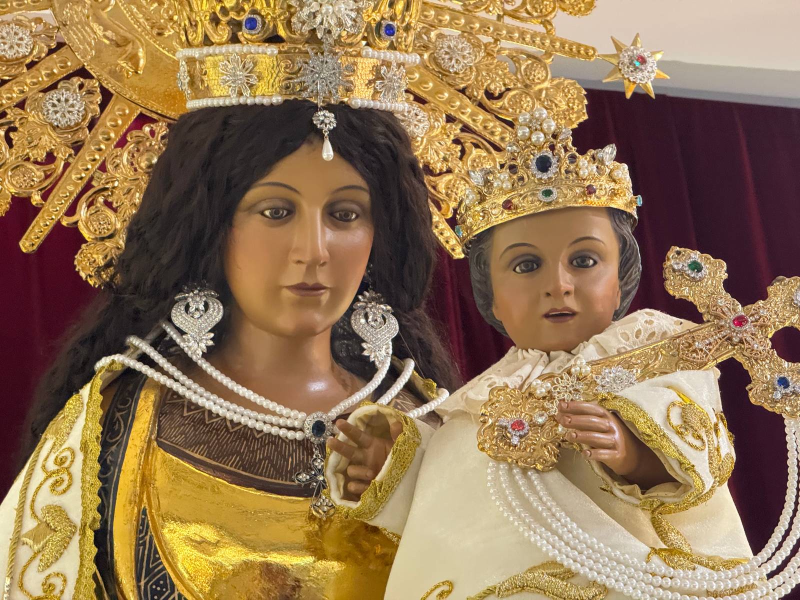 Patron Saints and Religious Images from different Parishes and Privately owned are now in display at Patrones Y Titulares Exhibit