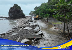 Aurora sustains clearing, relief efforts after #UwanPH