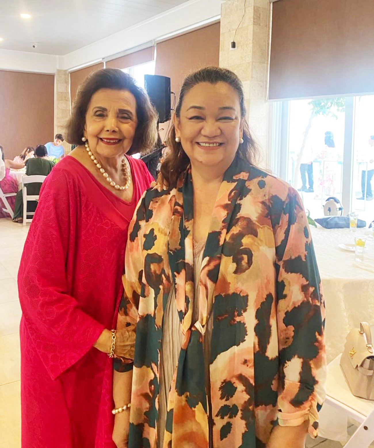 Teresin with steadfast ally Jill Viado.