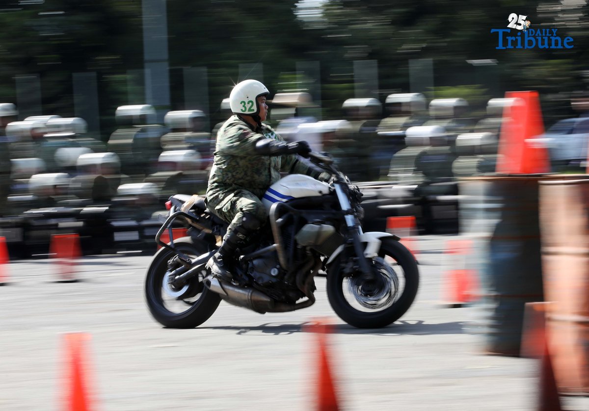 PNP personnel undergo 45-day motorcycle riding training in QC