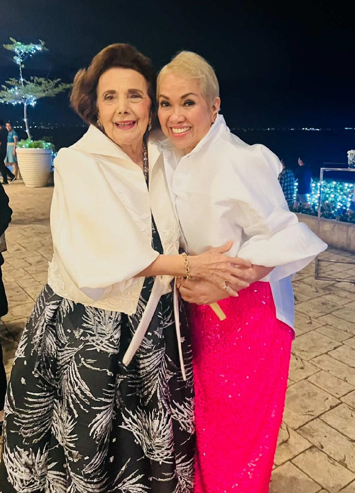 Teresin with cherished friend Pinky Chang.