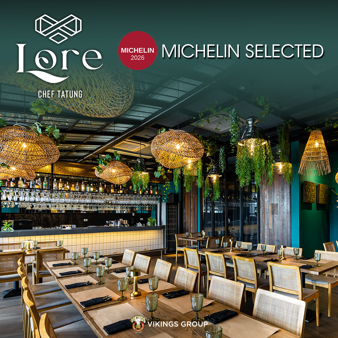 The dining area of the Michelin-selected 2026 restaurant.