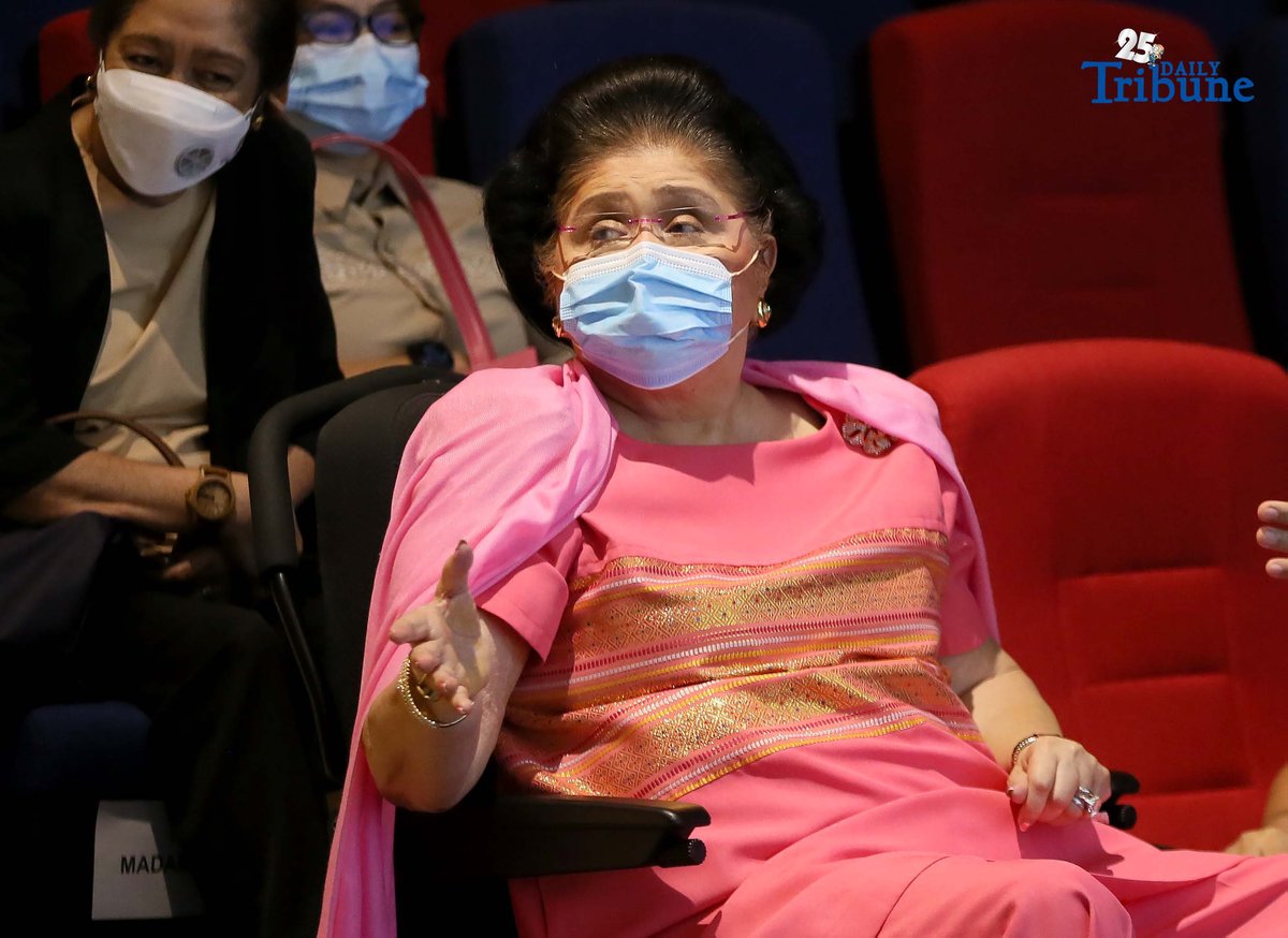 (November 12 2025)  Former First Lady Imelda Romualdez Marcos and MMDA Chairman Don Artes graced the unveiling of a dedication marker at the MMFF Auditorium in Pasig on November 12, 2025. During the month-long celebration of the 50th Founding Anniversary of MMDA. The event honored Marcos, who once served as governor of the then Metro Manila Commission (now the Metropolitan Manila Development Authority or MMDA). Photo/Analy Labor