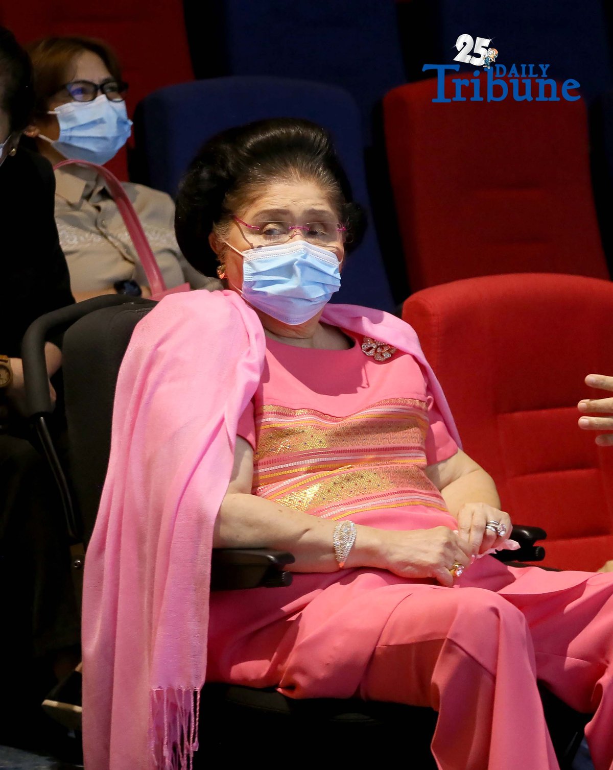 (November 12 2025)  Former First Lady Imelda Romualdez Marcos and MMDA Chairman Don Artes graced the unveiling of a dedication marker at the MMFF Auditorium in Pasig on November 12, 2025. During the month-long celebration of the 50th Founding Anniversary of MMDA. The event honored Marcos, who once served as governor of the then Metro Manila Commission (now the Metropolitan Manila Development Authority or MMDA). Photo/Analy Labor