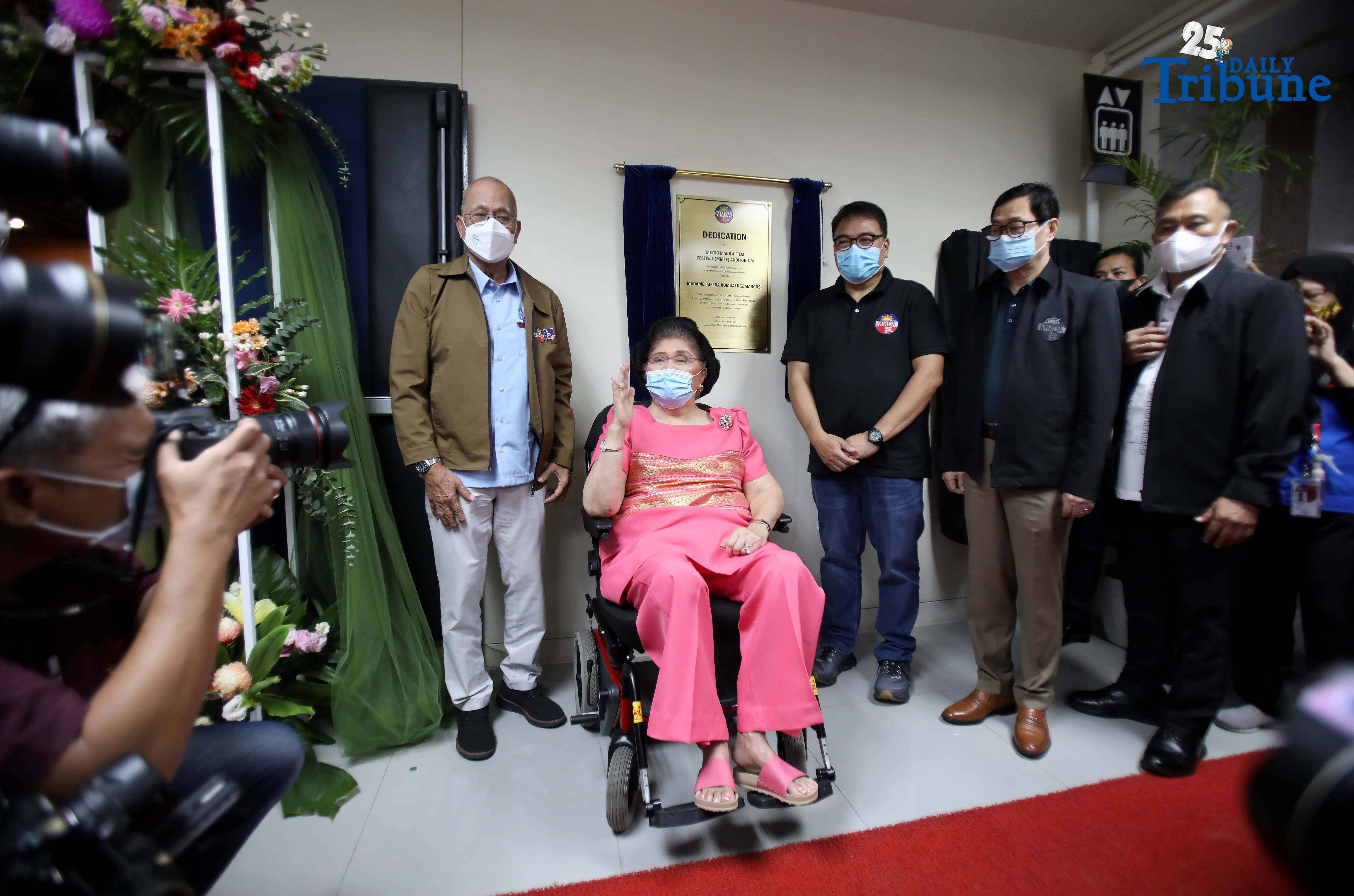 Imelda Marcos honored at MMDA’s 50th founding anniversary celebration