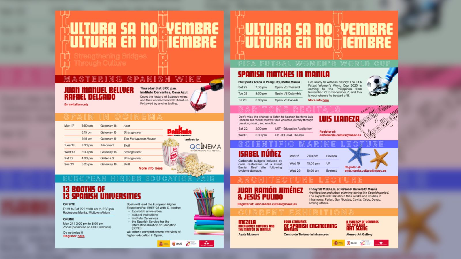 Embassy of Spain celebrates culture with music, film, education events this November