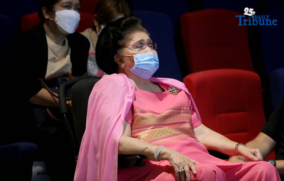 (November 12 2025)  Former First Lady Imelda Romualdez Marcos and MMDA Chairman Don Artes graced the unveiling of a dedication marker at the MMFF Auditorium in Pasig on November 12, 2025. During the month-long celebration of the 50th Founding Anniversary of MMDA. The event honored Marcos, who once served as governor of the then Metro Manila Commission (now the Metropolitan Manila Development Authority or MMDA). Photo/Analy Labor