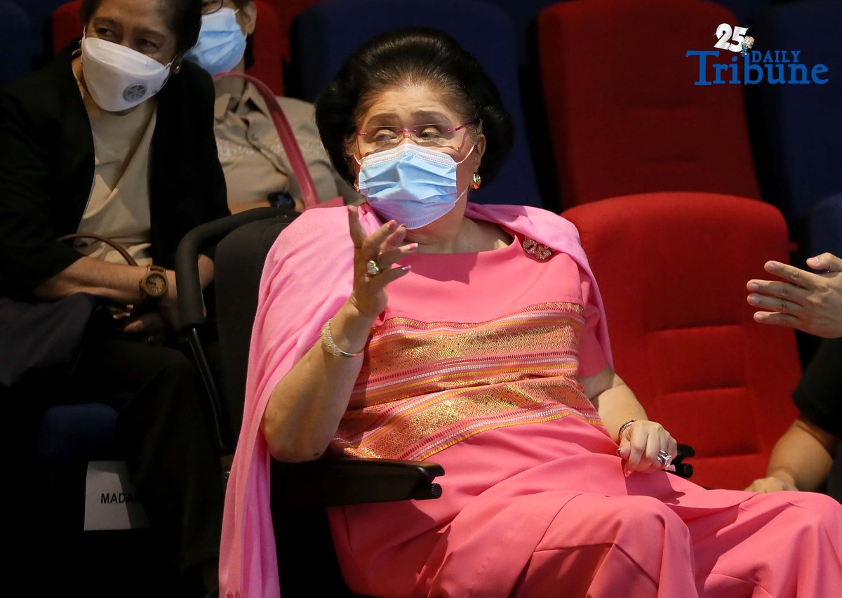 (November 12 2025)  Former First Lady Imelda Romualdez Marcos and MMDA Chairman Don Artes graced the unveiling of a dedication marker at the MMFF Auditorium in Pasig on November 12, 2025. During the month-long celebration of the 50th Founding Anniversary of MMDA. The event honored Marcos, who once served as governor of the then Metro Manila Commission (now the Metropolitan Manila Development Authority or MMDA). Photo/Analy Labor