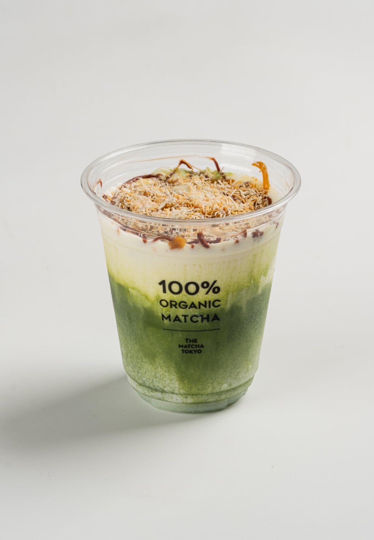 Iced Matcha Dubai Chocolate Latte.