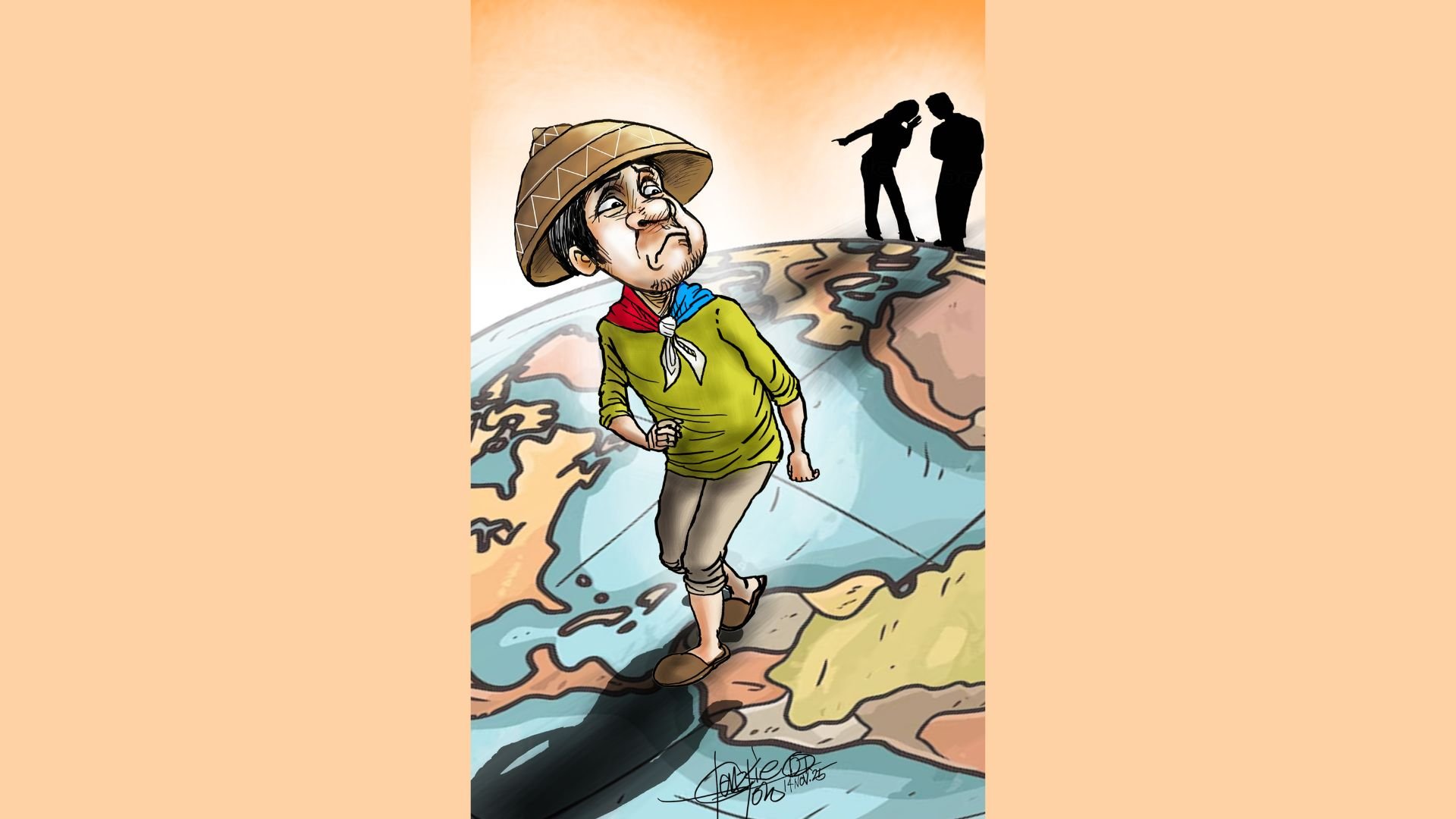 Back as a global outcast