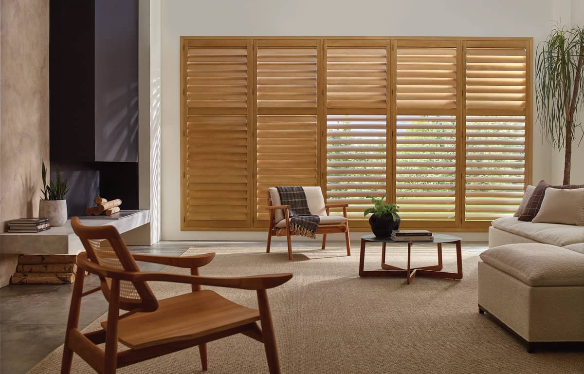 Add natural charm and refined craftsmanship to your space with these cool Hardwood Shutters.