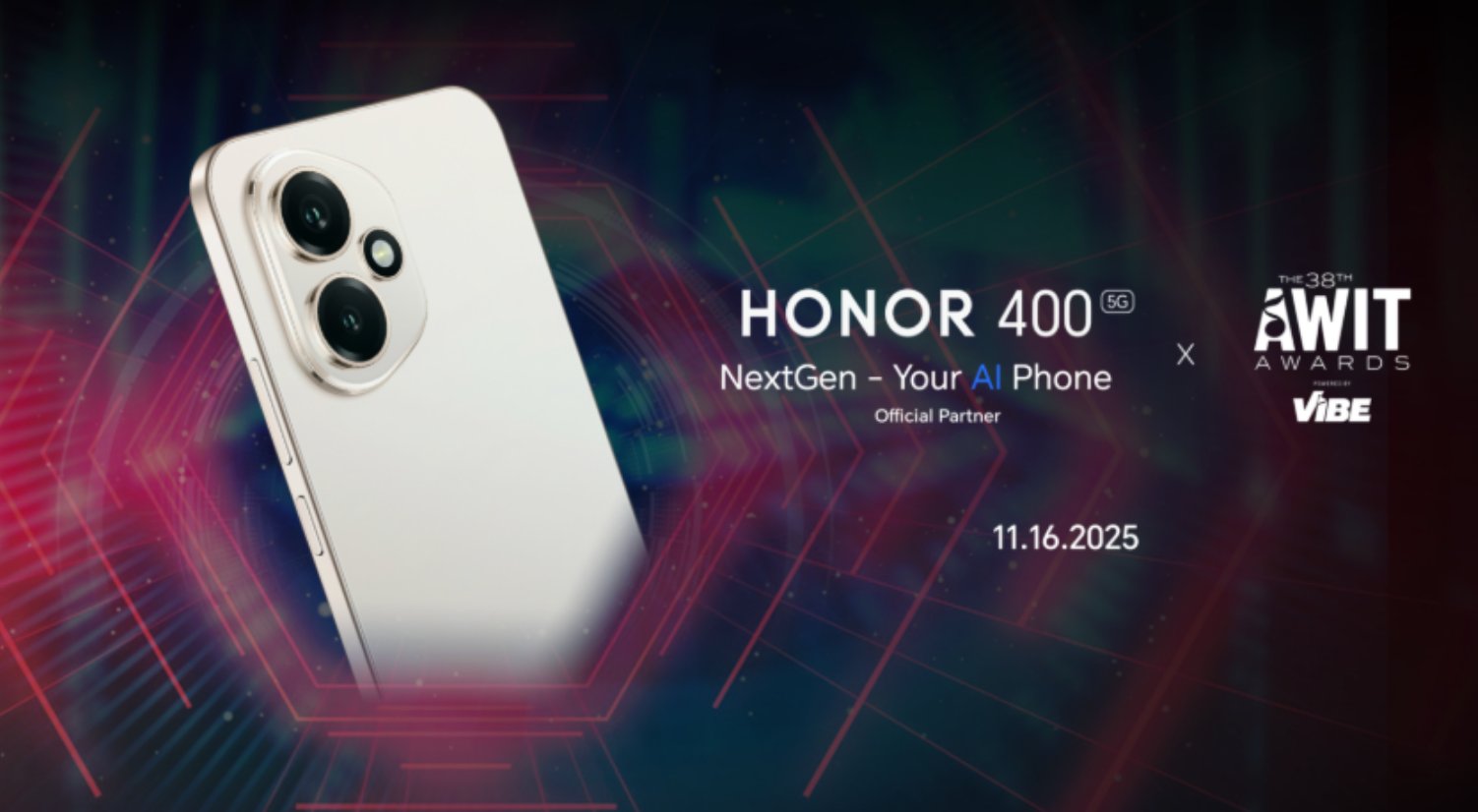 HONOR backs 38th Awit Awards with 400 5G