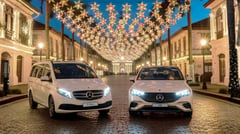 Holiday drive with Mercedes-Benz