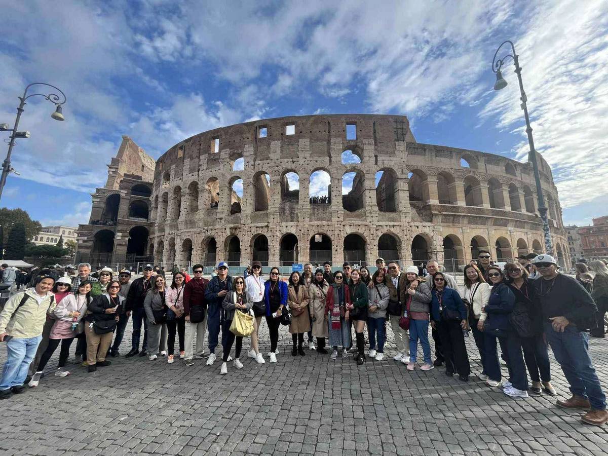 THE Colosseum in Italy.