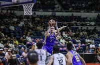 Javi Gomez de Liaño shoots his way to a game-high 17 points in Magnolia’s 90-75 victory over Blackwater in their PBA Philippiune Cup game Friday at the Smart Araneta Coliseum.