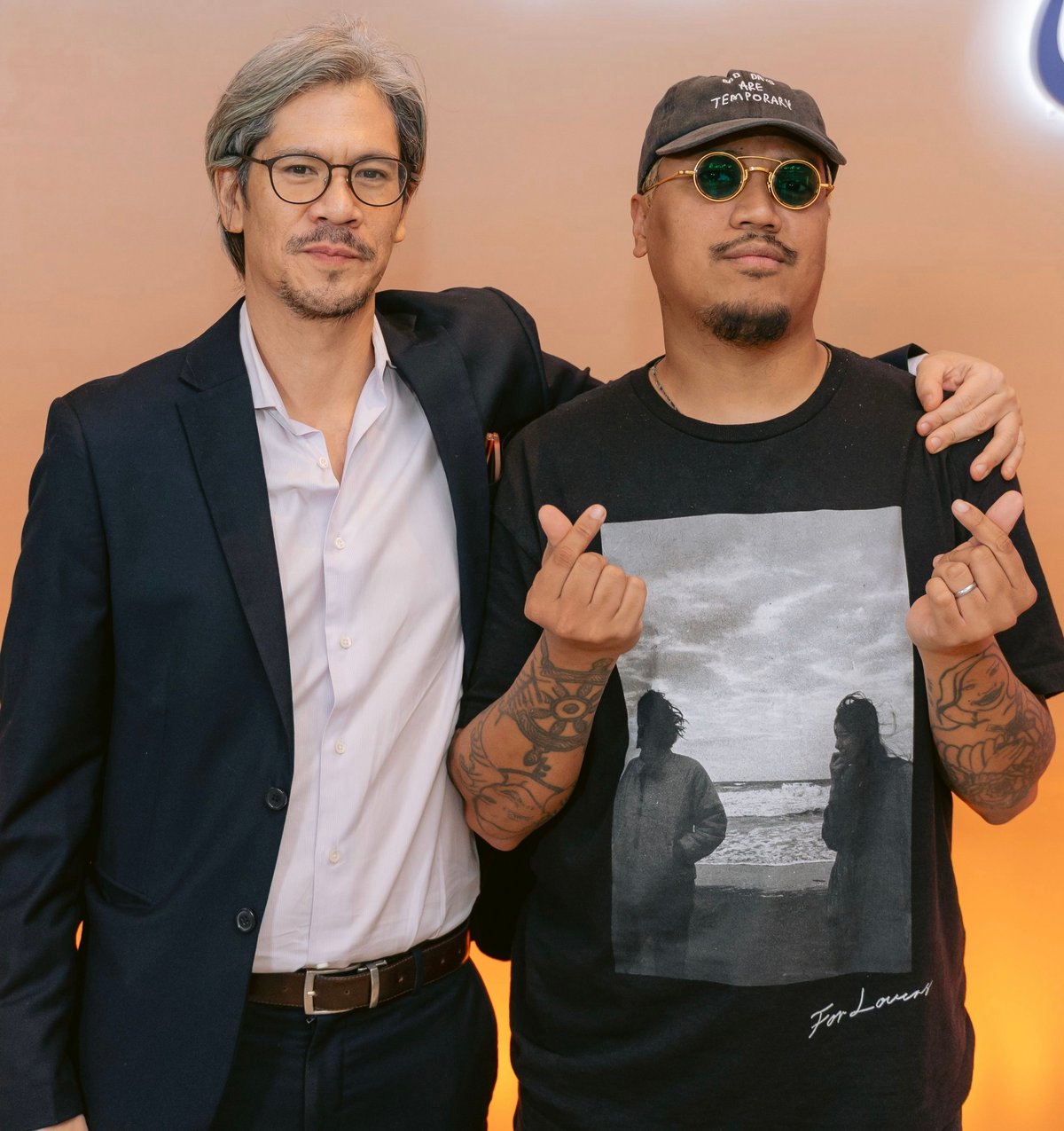 ‘Mabuhay’ editor in chief Erwin Romulo and guest editor Geloy Concepcion.