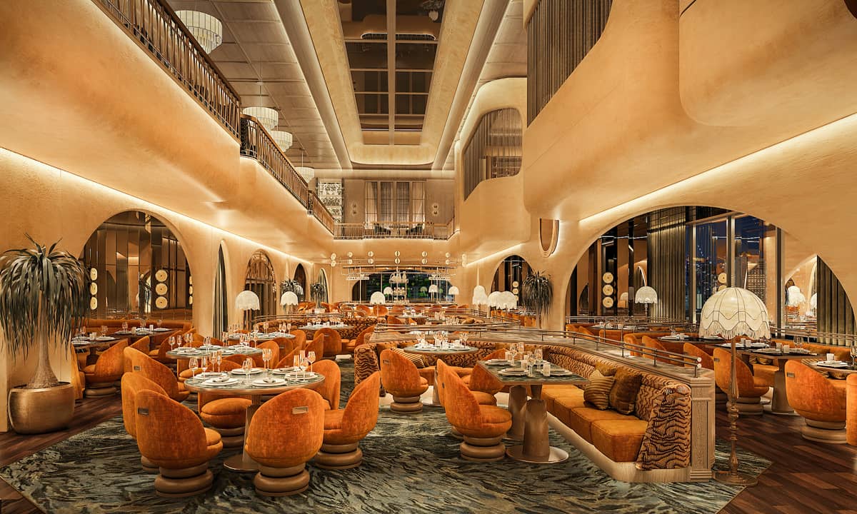 Main dining area.