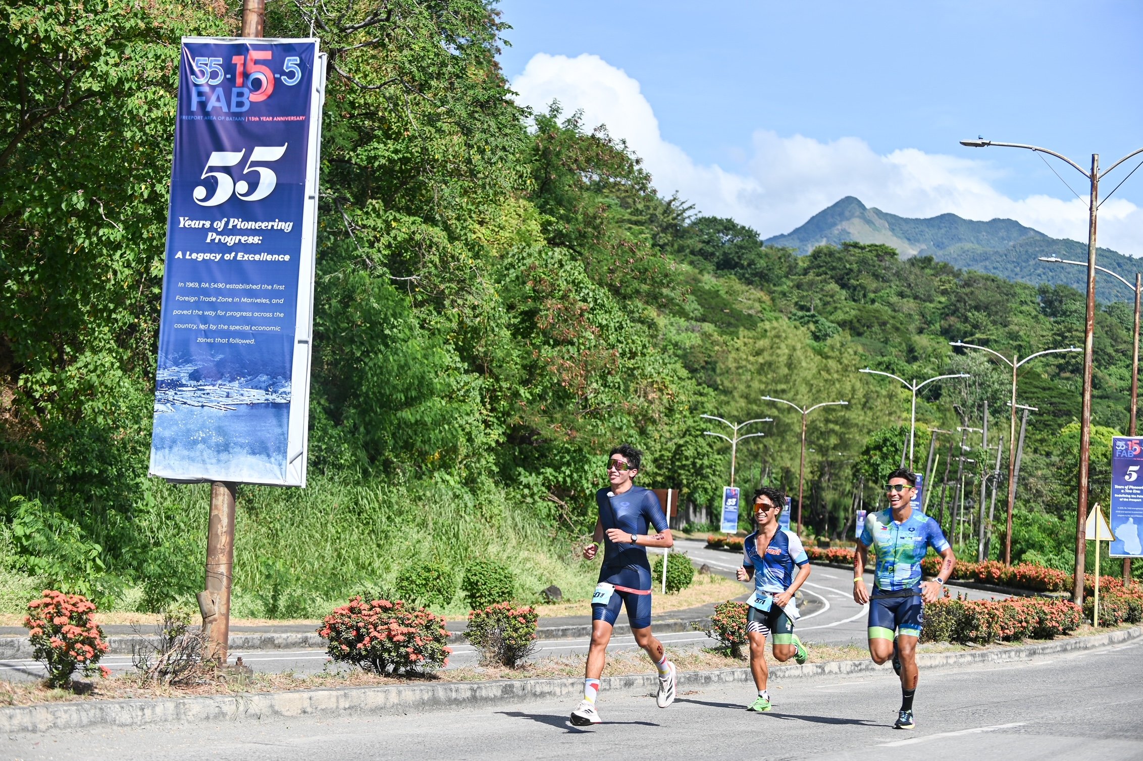 Elite triathletes face demanding FAB layout